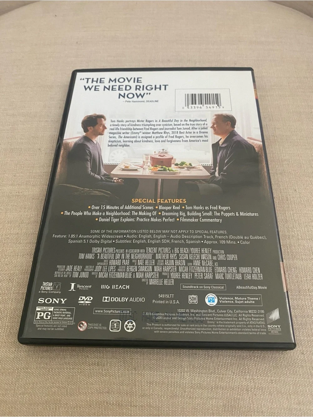 Sony official dvd